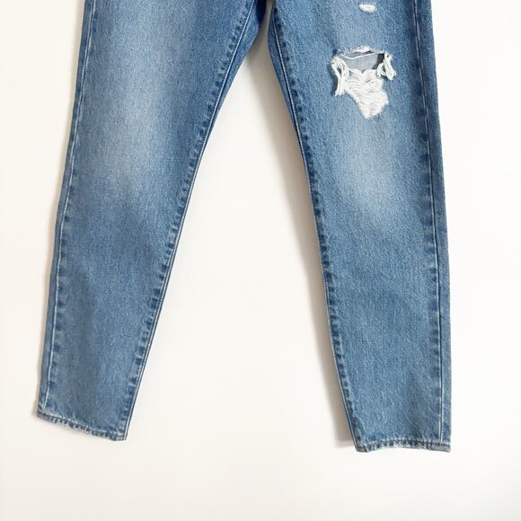 LEVI'S High Rise Wedgie Jeans Distressed 25 - Picture 6 of 13